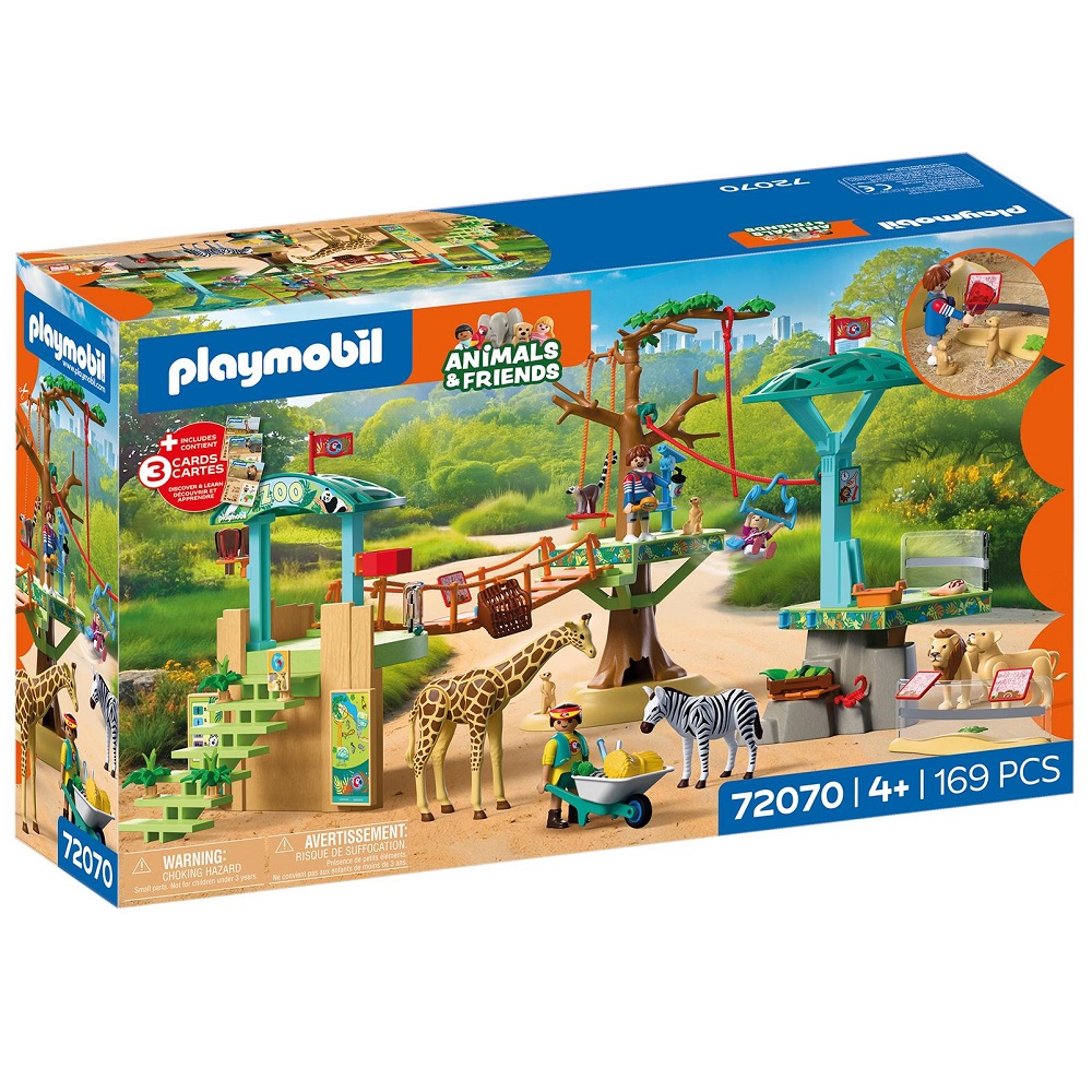 PLAYMOBIL - ZOO: PARQUE DE AVENTURAS, 72070, TIENDA CON LICENCIA OFICIAL, ENVIO URGENTE 24-48 HORAS PENÍNSULA, FAMOBIL, CLICKS, JUGUETES, NIÑOS, NIÑAS, FIGURAS, MUÑECOS, 100% ORIGINAL, ANIMALES, NATURALEZA