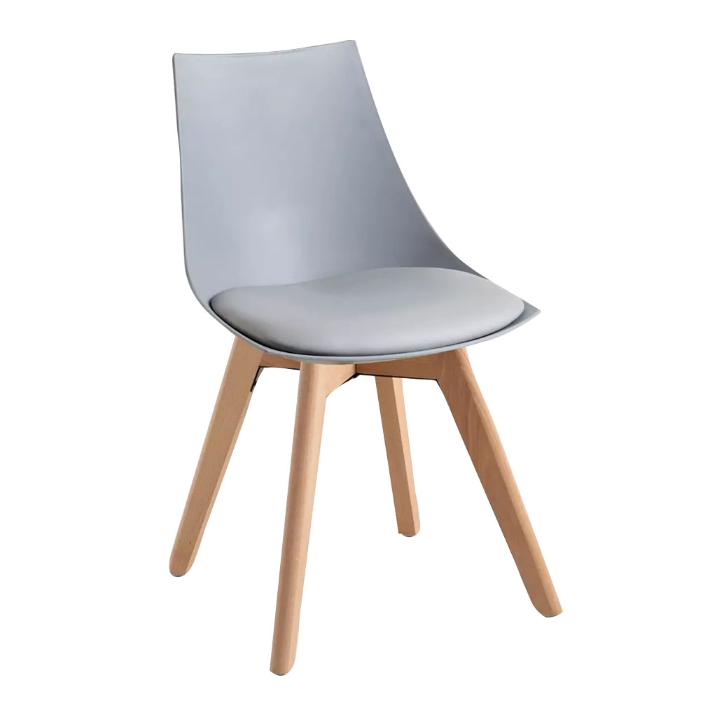 ORION91 Silla ALFA Acolchado Color (VARIOS COLORES) Madera de Haya 48x55x78cm Comedor Oficina Salón Teletrabajo Cocina - SpazioL