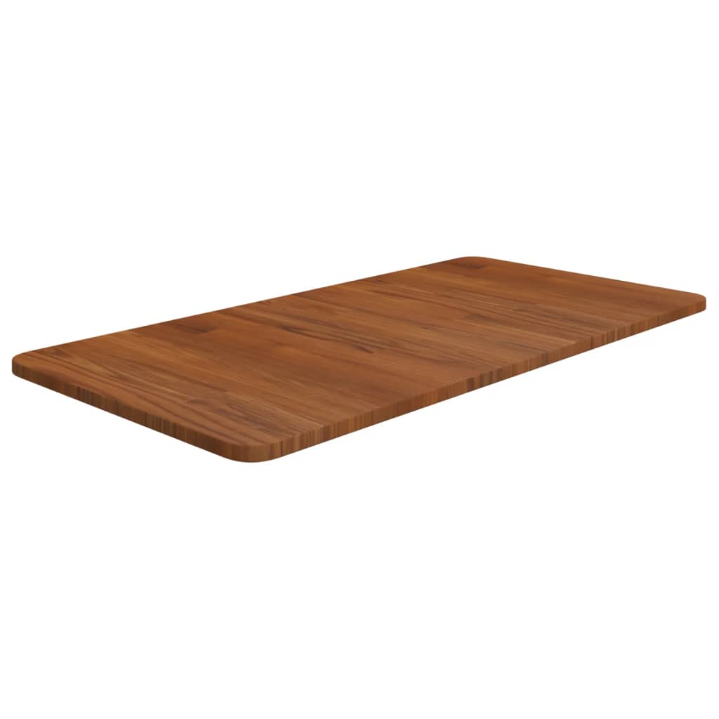 vidaXL Encimera de baño madera maciza sin tratar 80x40x1,5 cm