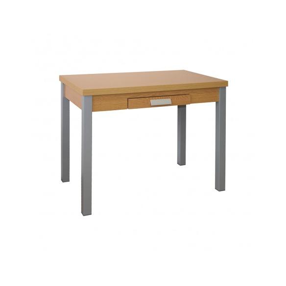 Momma Home Mesa de Cocina Extensible SILANTA Mdf/metal 100/160x60x76 Cm