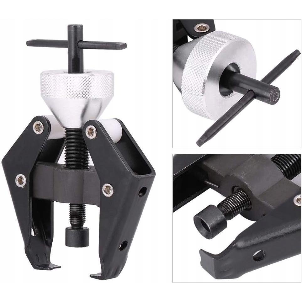 Extractor de brazo limpiaparabrisas universal. Herramienta resistente para desmontar limpiaparabrisas sin dañar el eje ni el parabrisas. Ideal para talleres y mantenimiento automotriz.