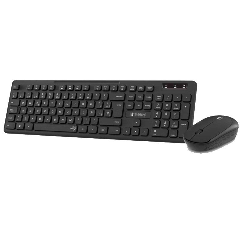 Teclado y ratón inalámbrico subblim combo business cssw10/ negro