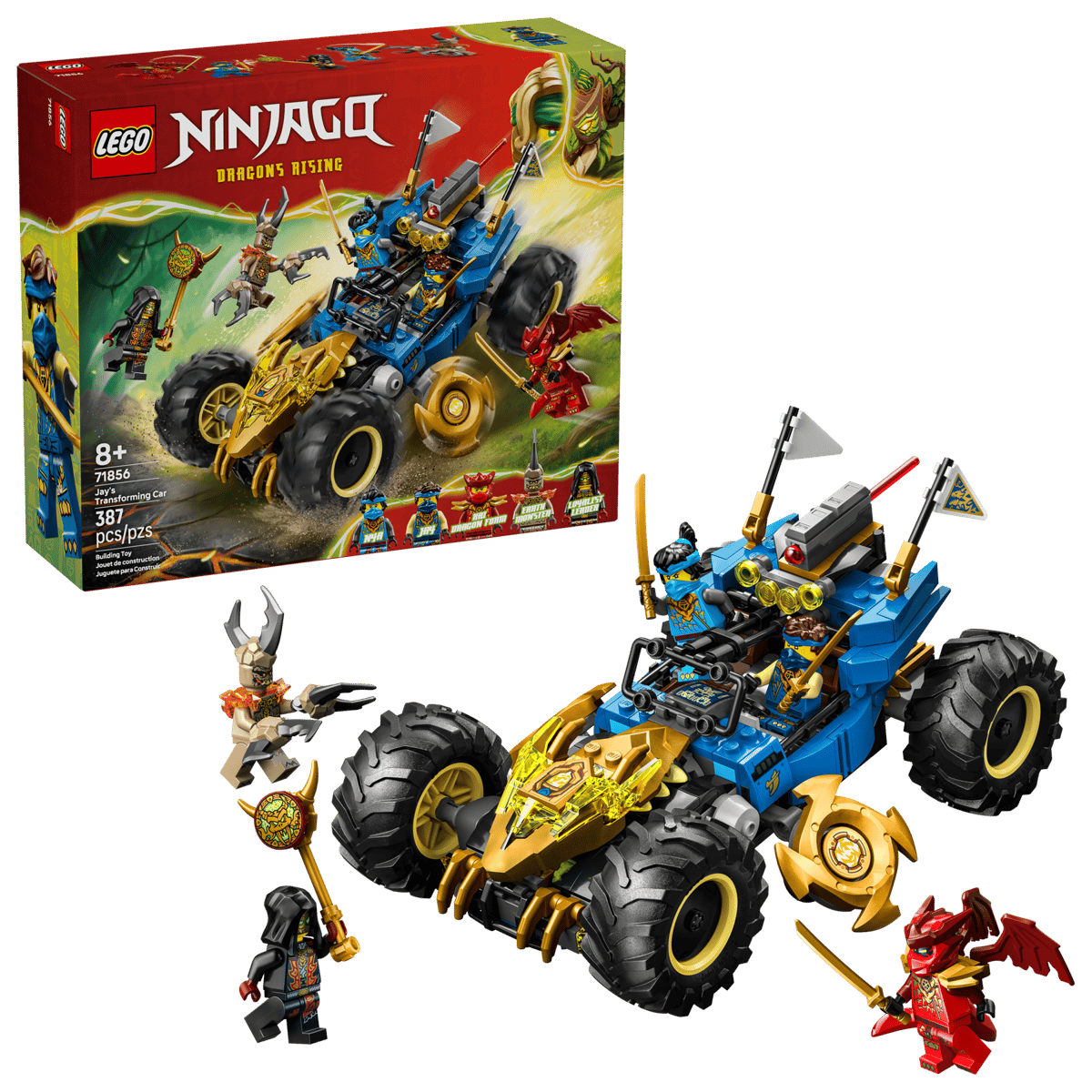 LEGO LEGO NINJAGO Coche Transformable de Jay (71856)