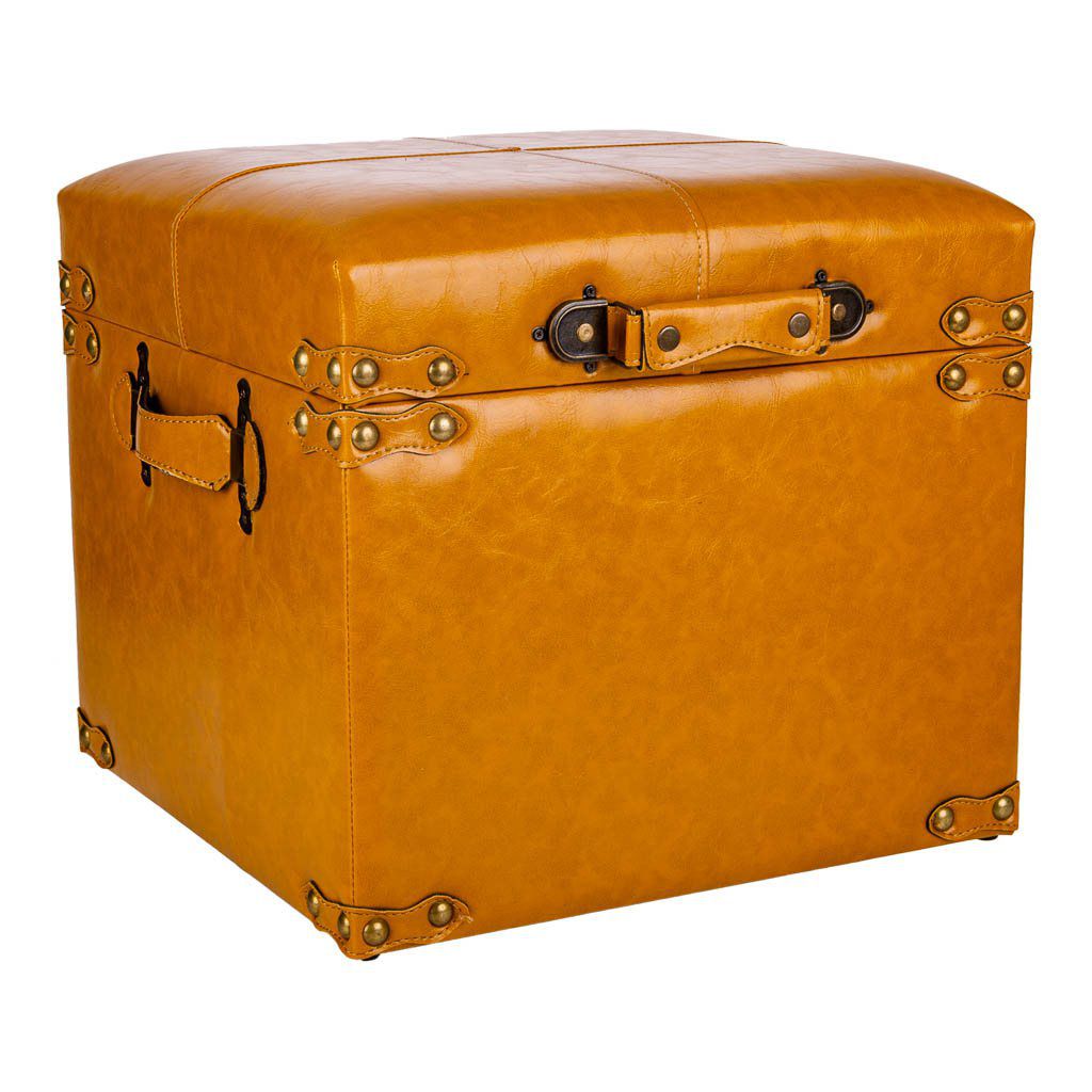 Taburete Cajon De Polipiel, El mejor complemento para tu hogar