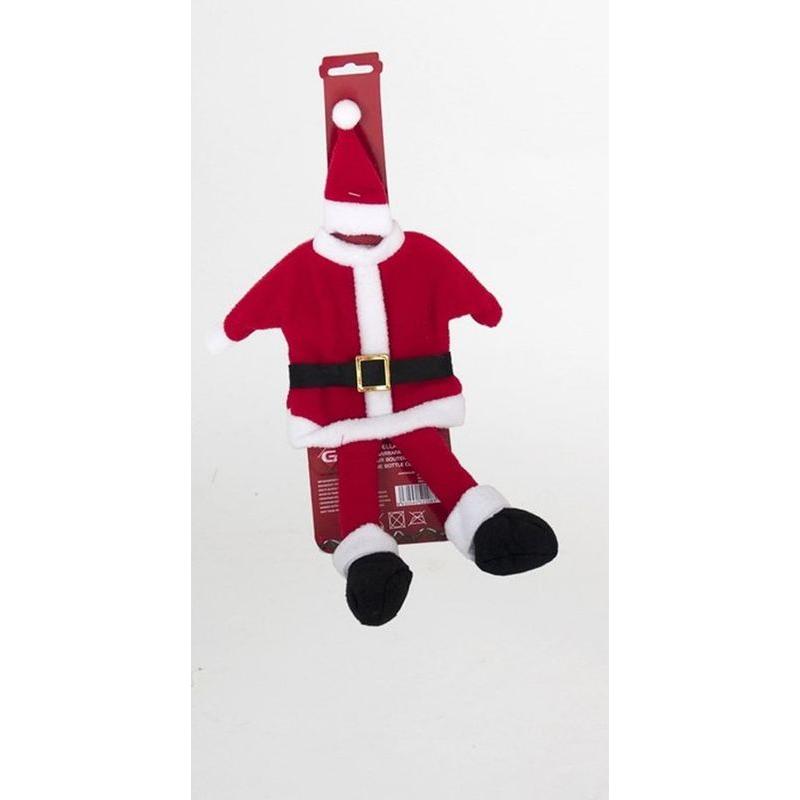 Gerimport Funda Botella de Papá Noel 18 X 8 X 33 Cm