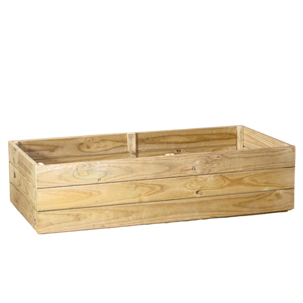 Jardinera de Madera de Pino Tratada para Exteriores - Gama Eco VidaHuerto
