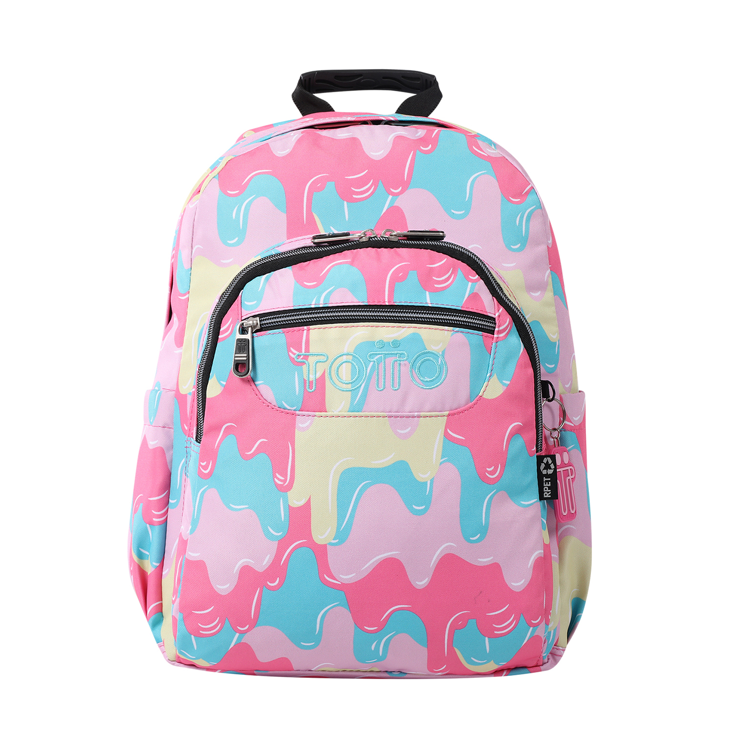 Totto Mochila escolar Acuareles Material: Poliéster 33 x 44 x 14 cm