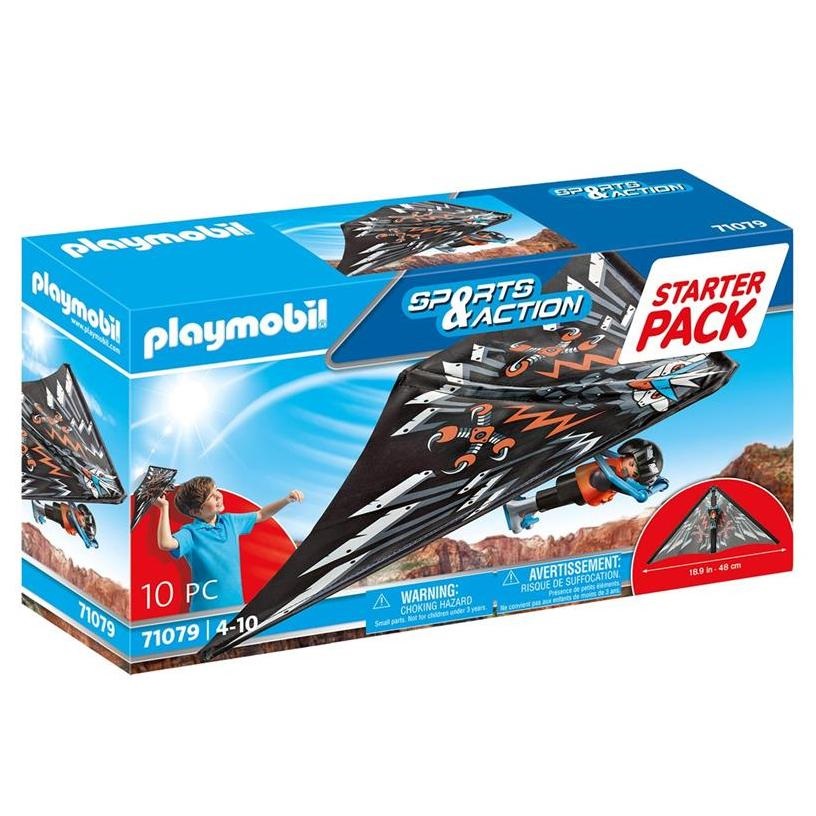PLAYMOBIL STARTER PACK - ALA DELTA, 71079, PRODUCTO CON LICENCIA OFICIAL, ENVIO 24-48 HORAS PENÍNSULA, PIEZAS, CLICKS, COLECCIONABLES, JUGUETES, FIGURA, MUÑECO, FAMOBIL, 100% ORIGINAL