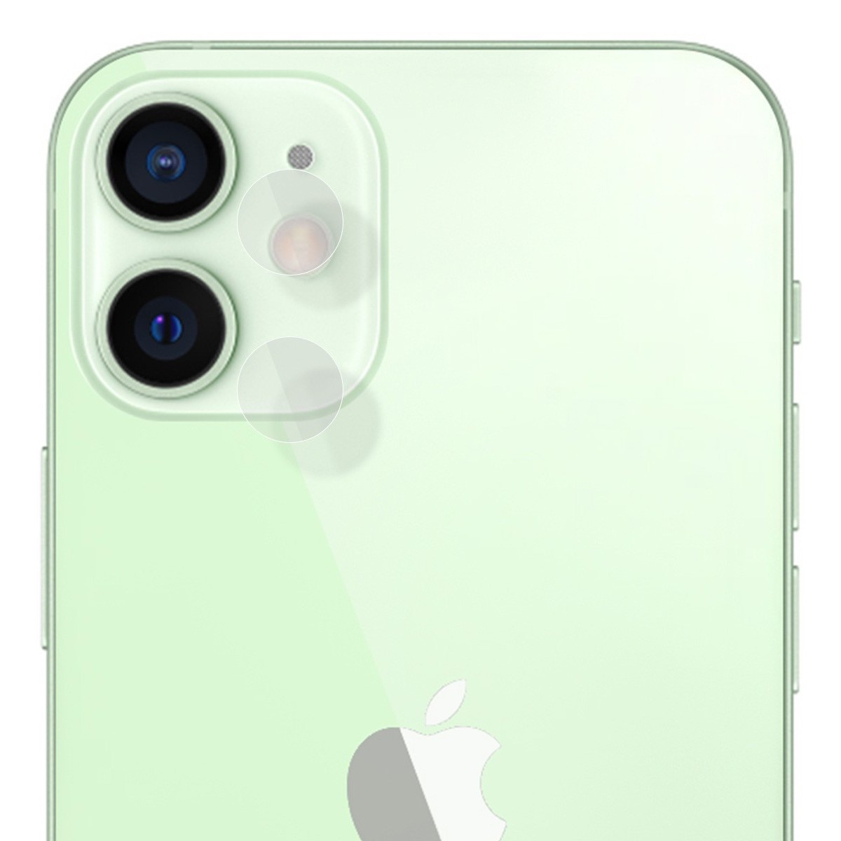 Tumundosmartphone Protector Cristal Templado Cámara Trasera compatible con Iphone 12 Mini (5.4) Vidrio