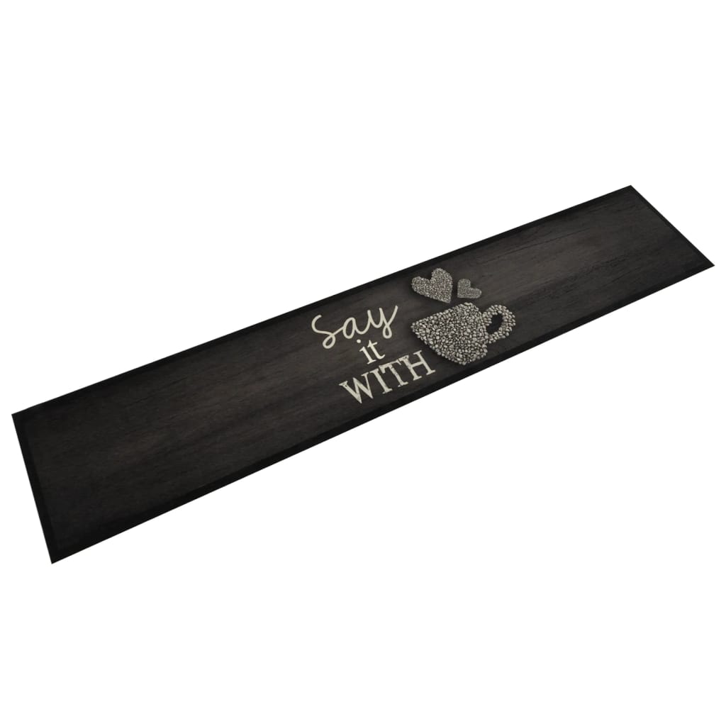 vidaXL Alfombra de Cocina Lavable Alfombrilla de Suelo Terciopelo Taza Color cup,  autumn,  peper y mas