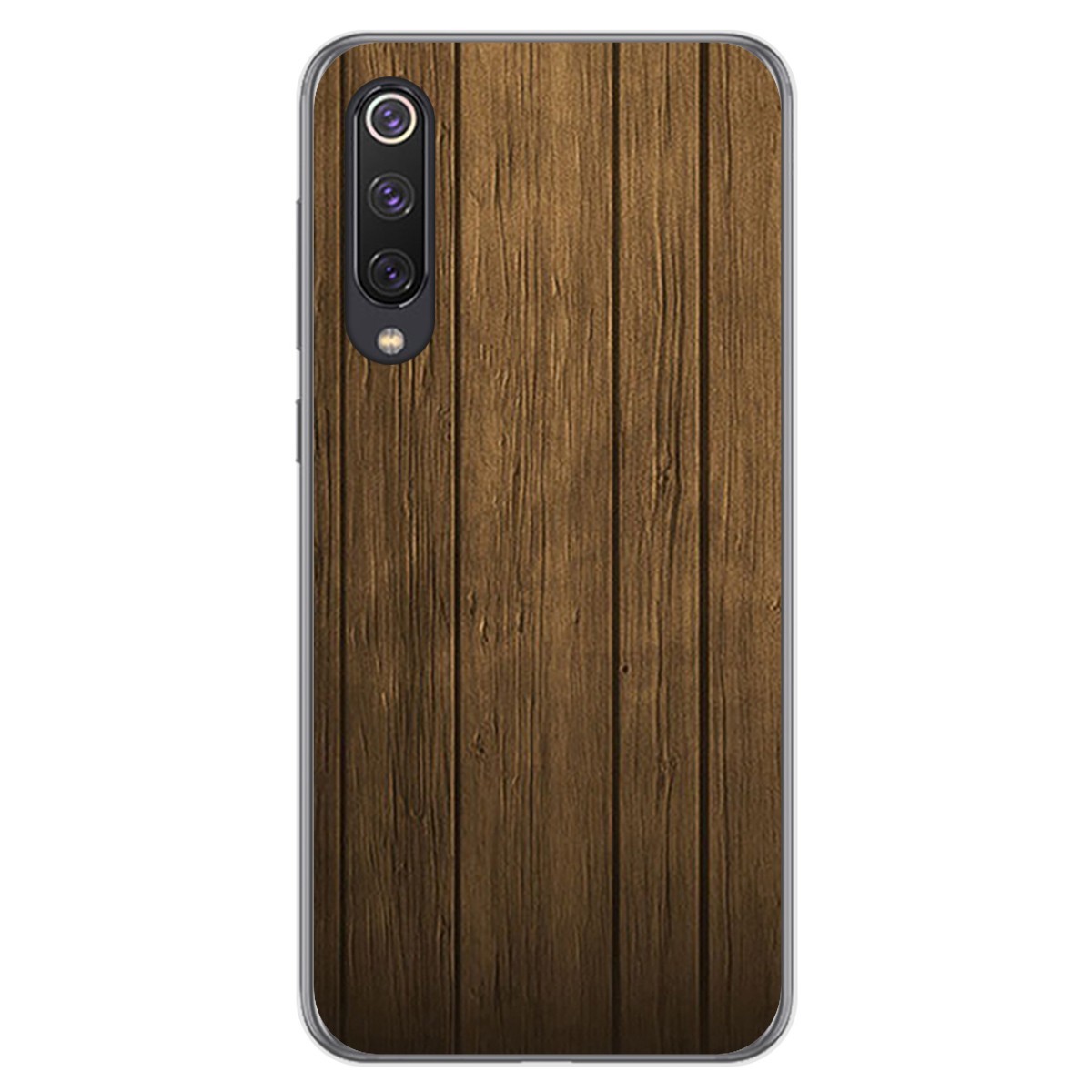 Tumundosmartphone Funda Gel Tpu para Xiaomi Mi 9 SE diseño Madera Dibujos