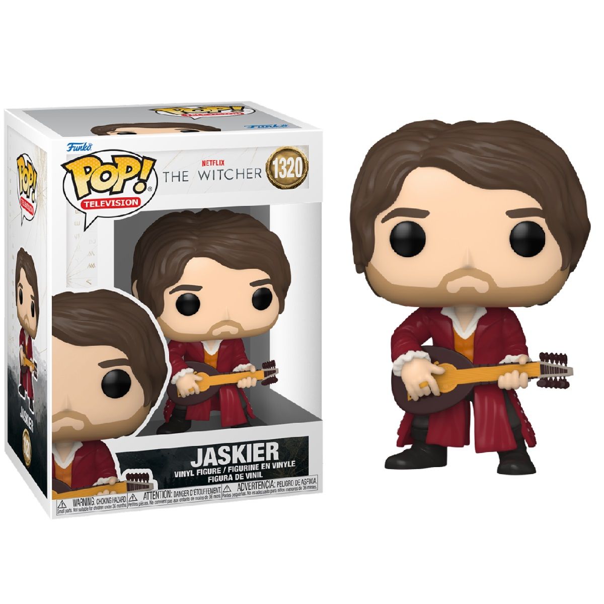 Funko Pop! The Witcher – Jaskier, 67425, Nº1320 VARIOS MODELOS