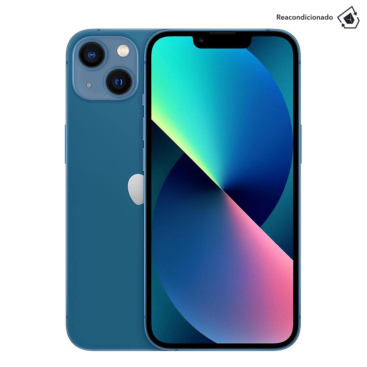 Apple iPhone 13 Reacondicionado 15,5 cm (6,1") 128 GB 5G iOS, iPhone 13, 15,5 cm (6,1"), 2532 × 1170 píxeles, 128 GB, doble cámara (12 MP + 12 MP) — disponible en diferentes colores | Garantía de 3 años