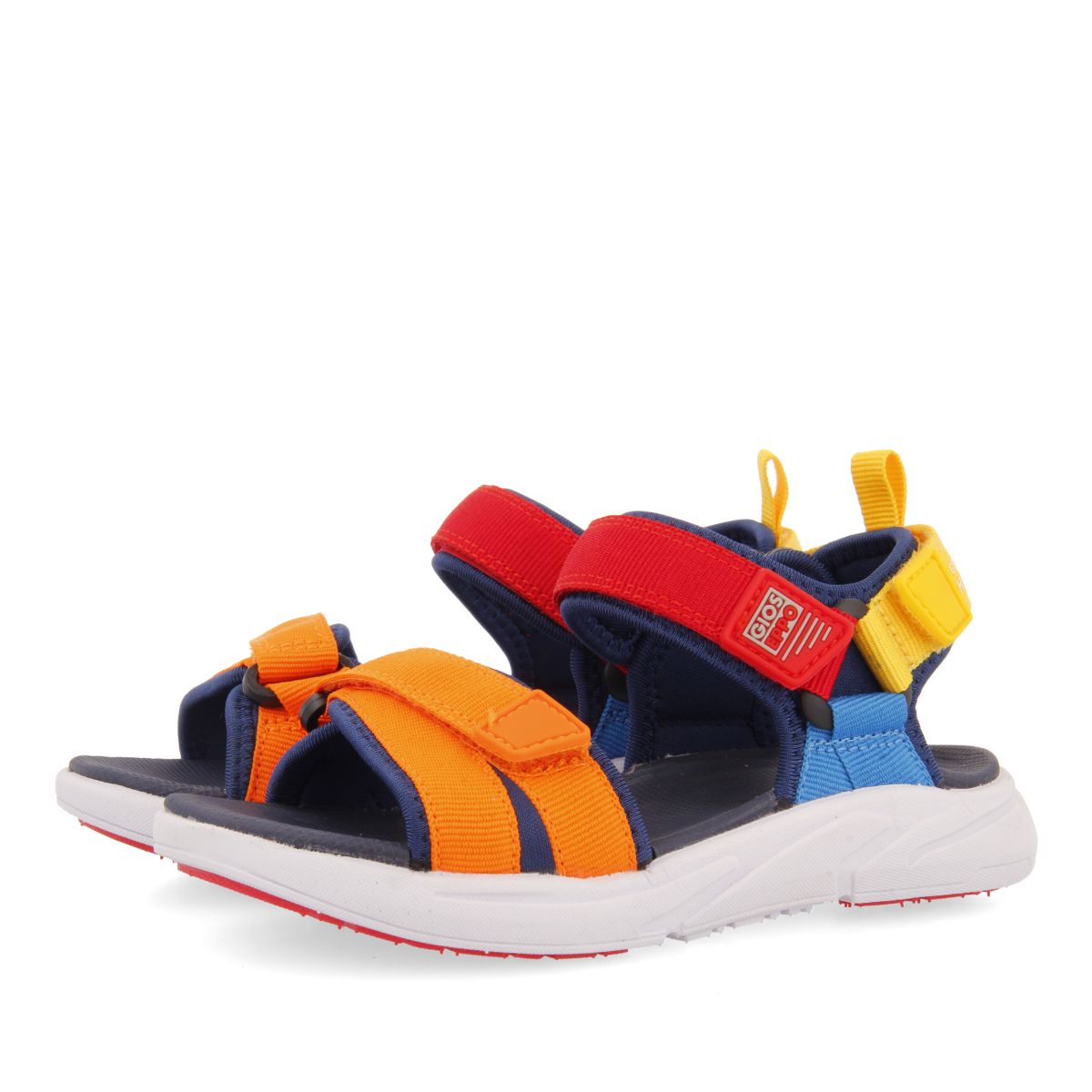 Gioseppo Chanclas Deportivas Multicolor para Niño y Niña Bunnel - Cierres Ajustables - Forro de Poliéster - Piso de EVA - Plantilla Acolchada