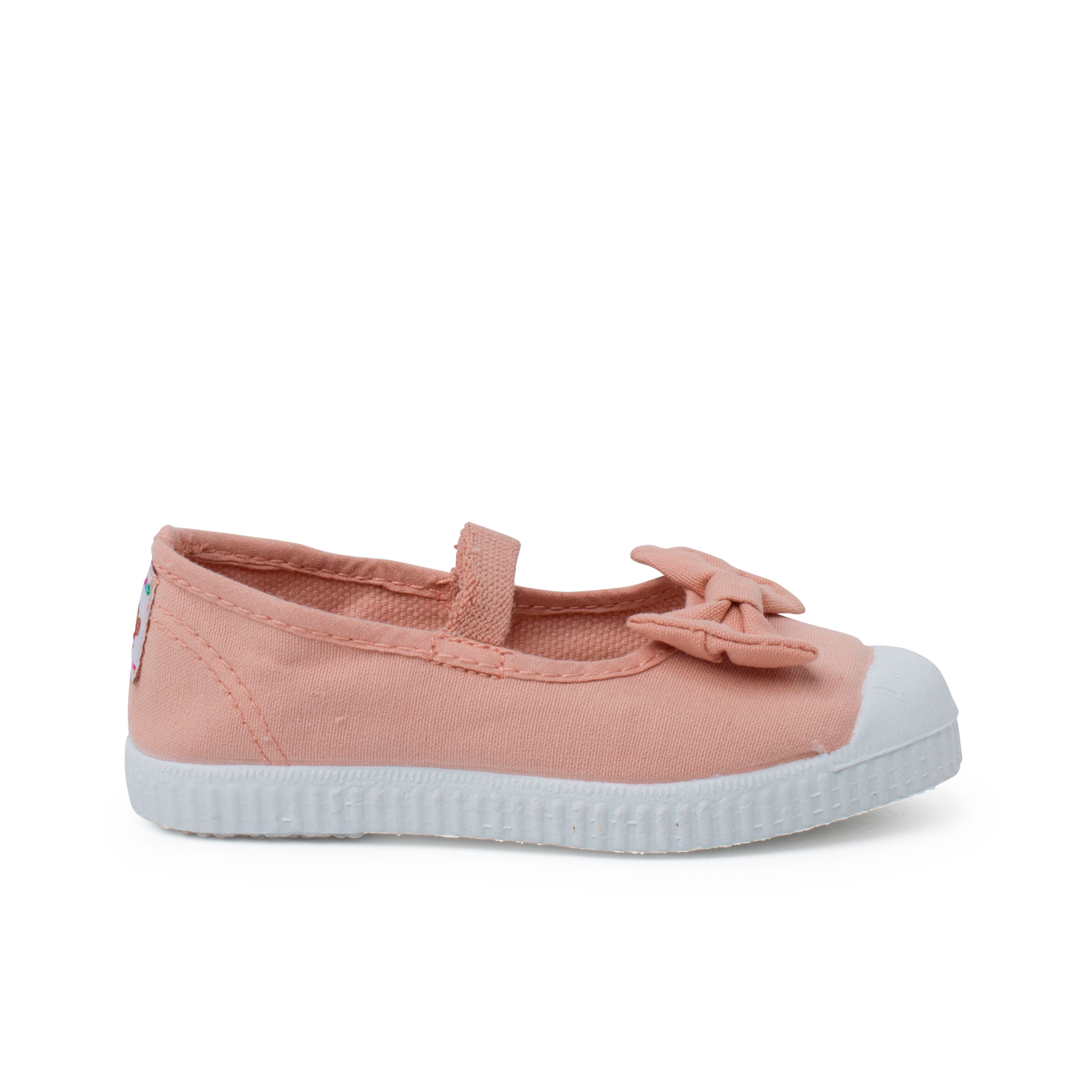 Pisamonas Bailarina Elástico Y Lazo Suela Zapatillas