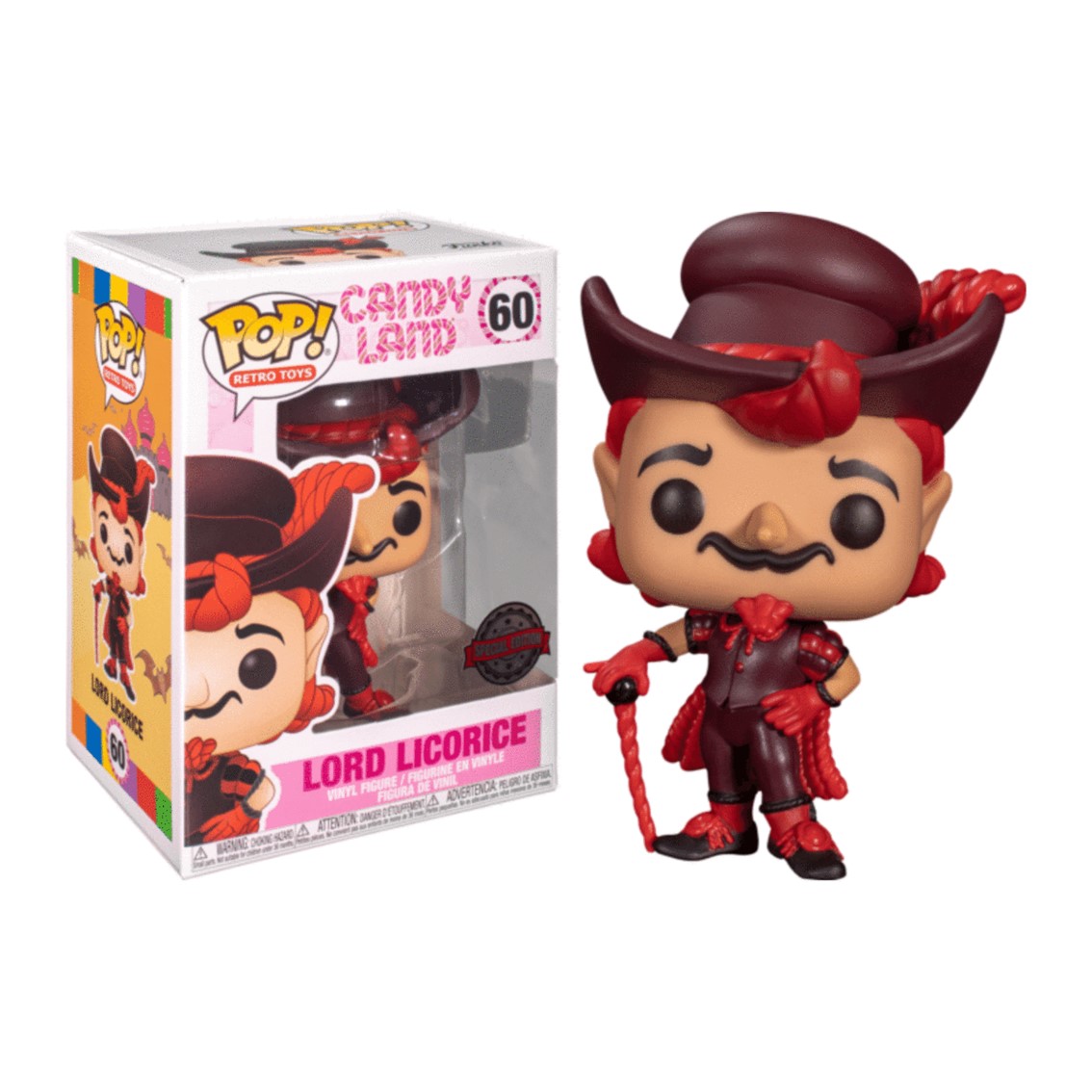 Funko Pop Candyland Lord Licorice 54587 - Figura de Vinilo de 9 Cm - Juego de Mesa