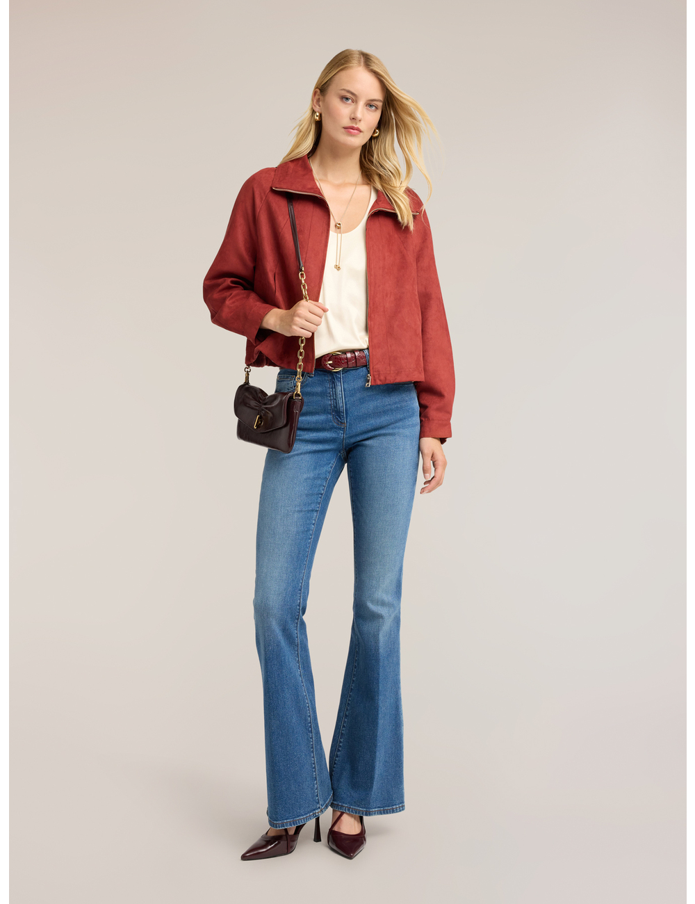 Motivi - Jeans flare Elle talle alto