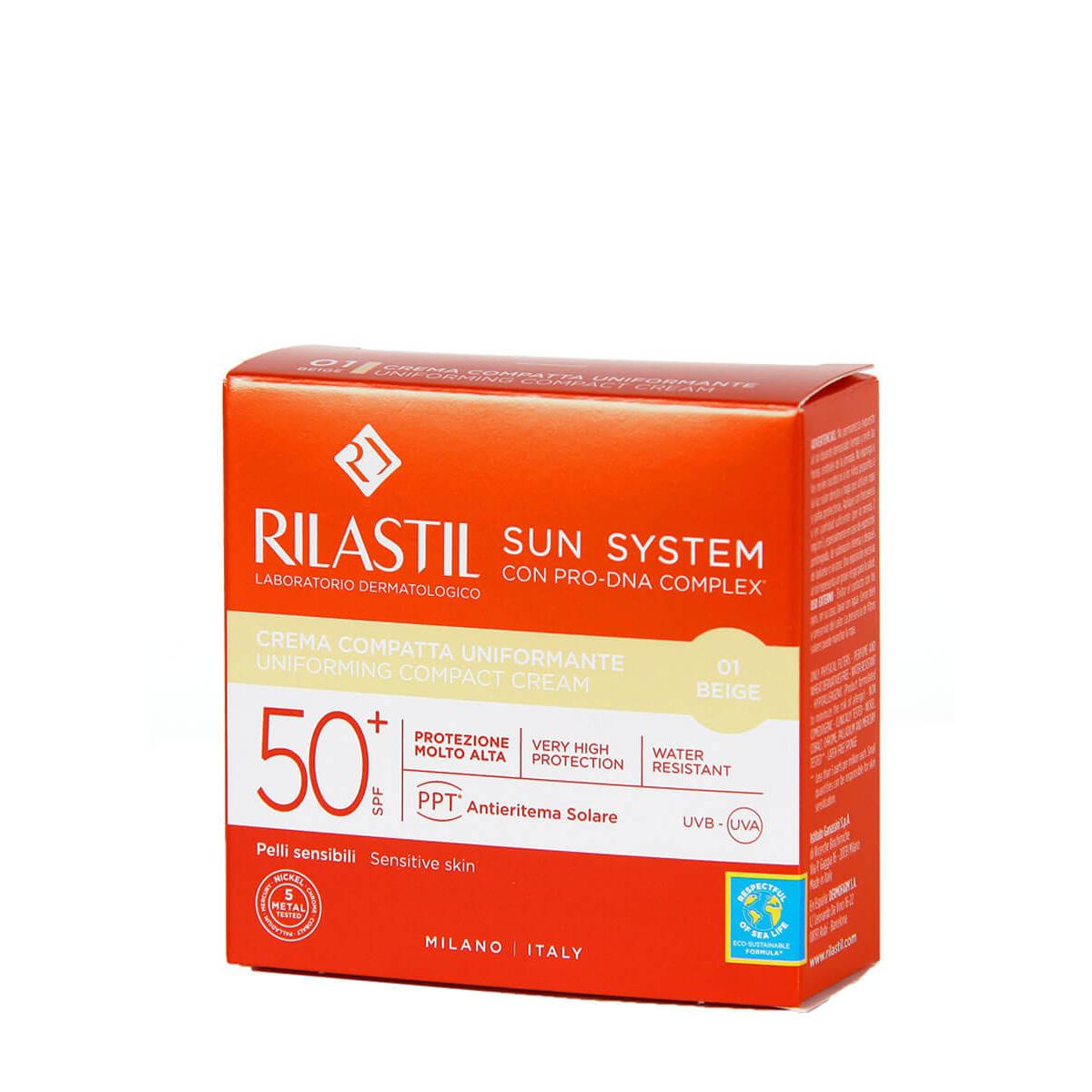 Cumlaude Lab - Rilastil sun system compacto color beige spf50+ 10 gr