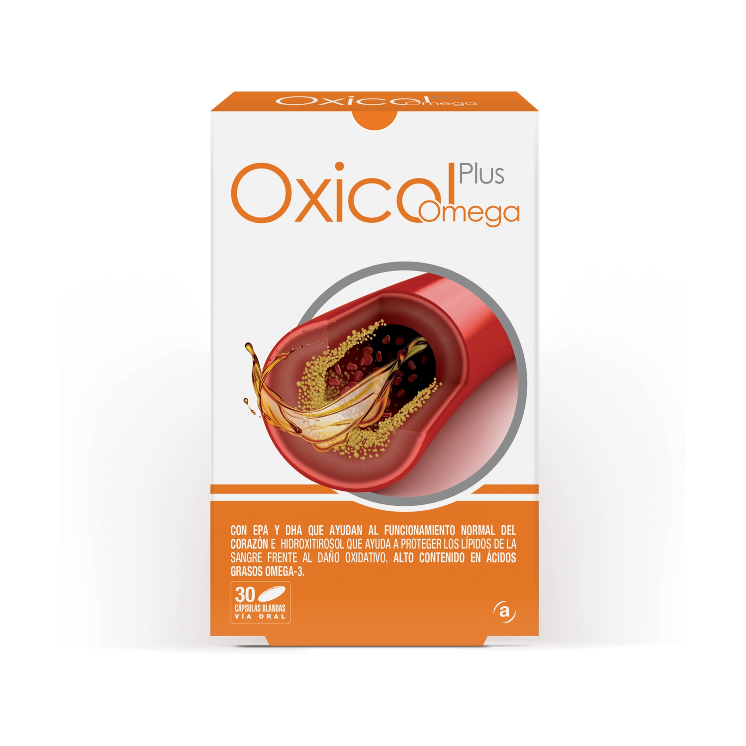 Actafarma Oxicol Plus Omega 30 Cápsulas para el Equilibrio de Lipoproteínas y Salud Cardiovascular