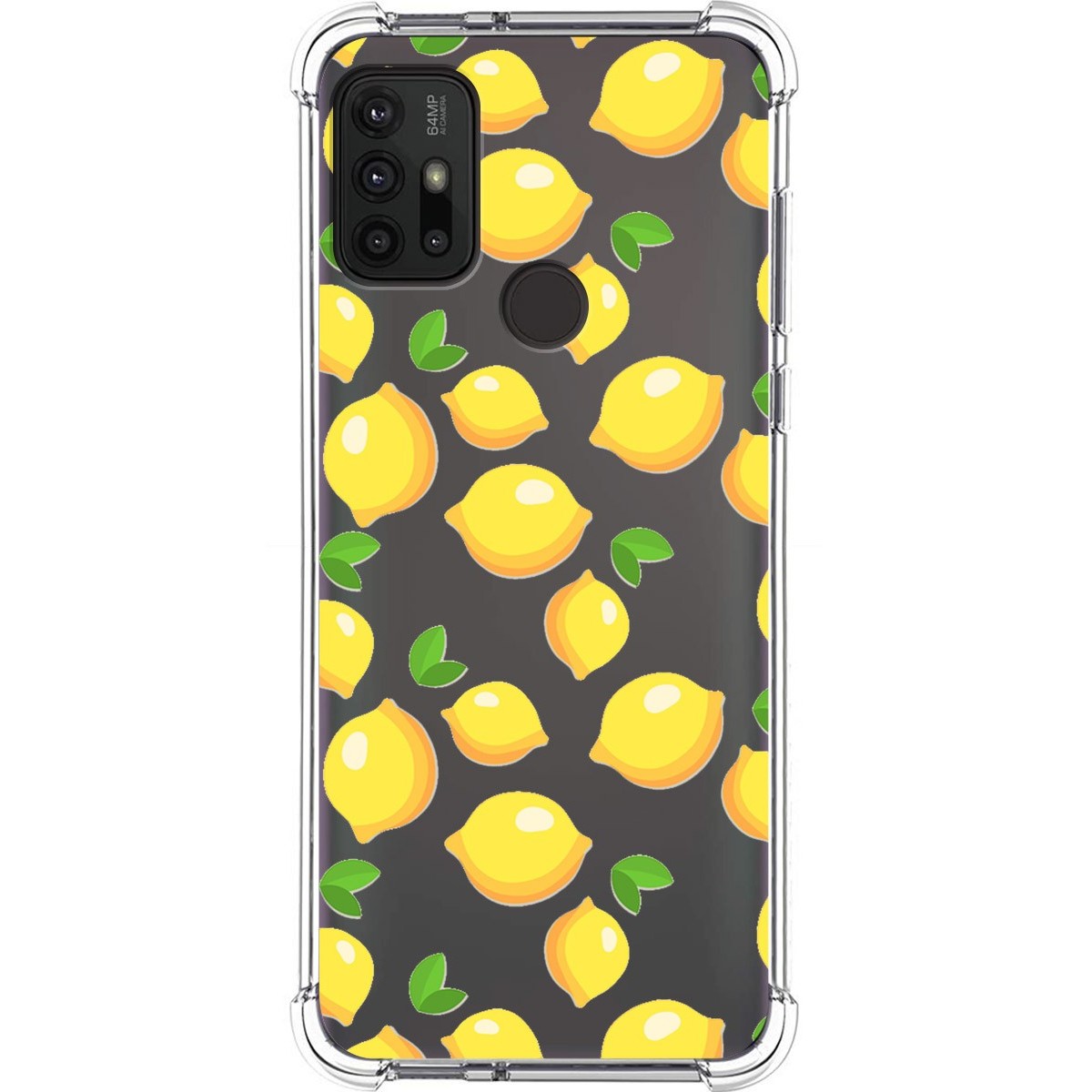 Tumundosmartphone Funda Silicona Antigolpes para Motorola Moto G10 / G20 / G30 diseño Limones Dibujos
