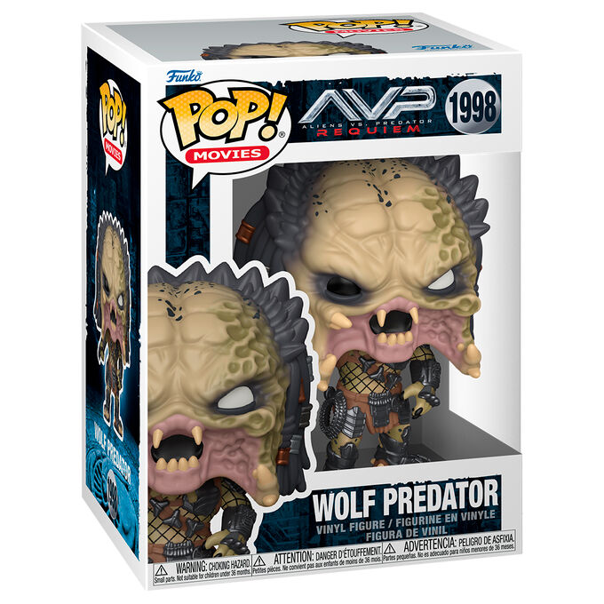 Funko Pop Cine Y TV Alien vs Predator Requiem Wolf Predator 1998 (Sin Posibilidad A Chase) Figura Coleccionable