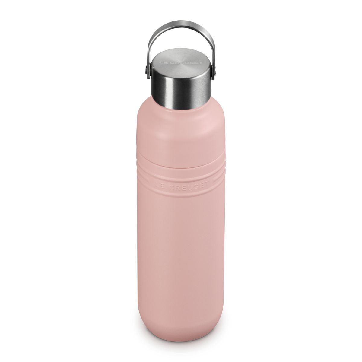 Botella Térmica Le Creuset On The Go, 500 ml y 1000 ml, Acero Inoxidable con Doble Pared y Núcleo de Cobre, Hermética y Antideslizante