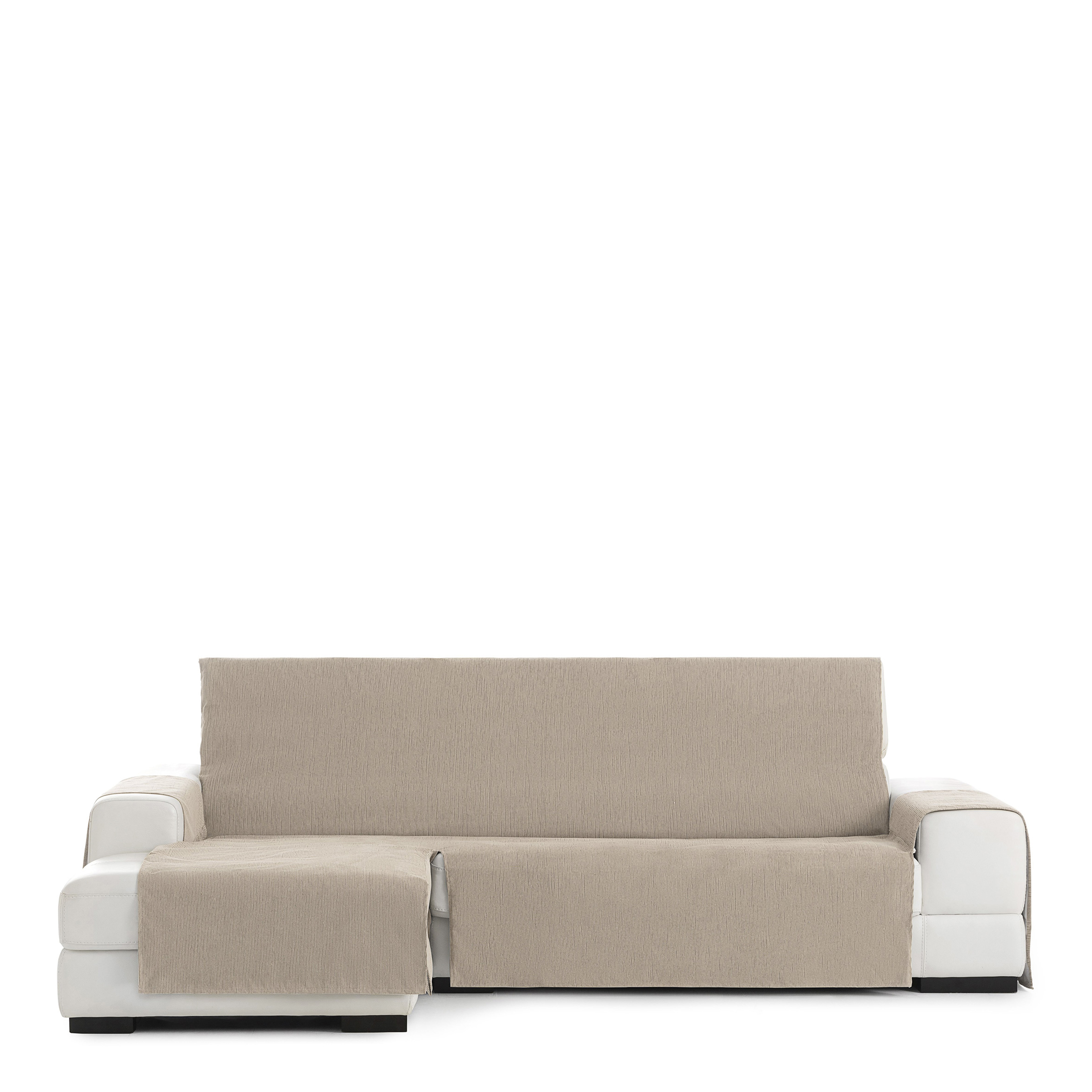 Funda de sofa chaisse longue m/3 mid izquierda (Mirando de frente) c/1 extra, Tamaño extra izquierda, 170x310x110cm, Fábricada en España