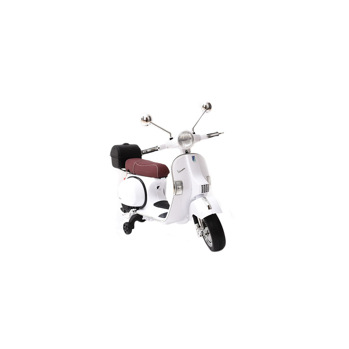 Ataa Cars Vespa PX150 12v para Niños con Licencia Piaggio y Batería 12v