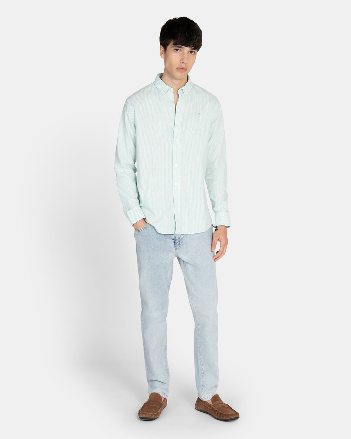 Harper & Neyer CAMISA MEDITERRANEO STRIPED OXFORD