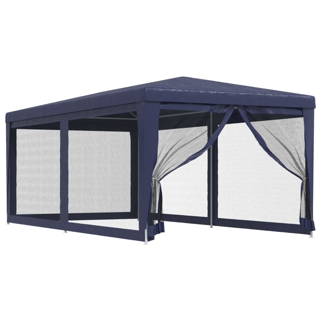 vidaXL Carpa para Fiestas con 6 Paredes de Malla Toldo HDPE Color Antracita,  Azul,  Rojo y mas