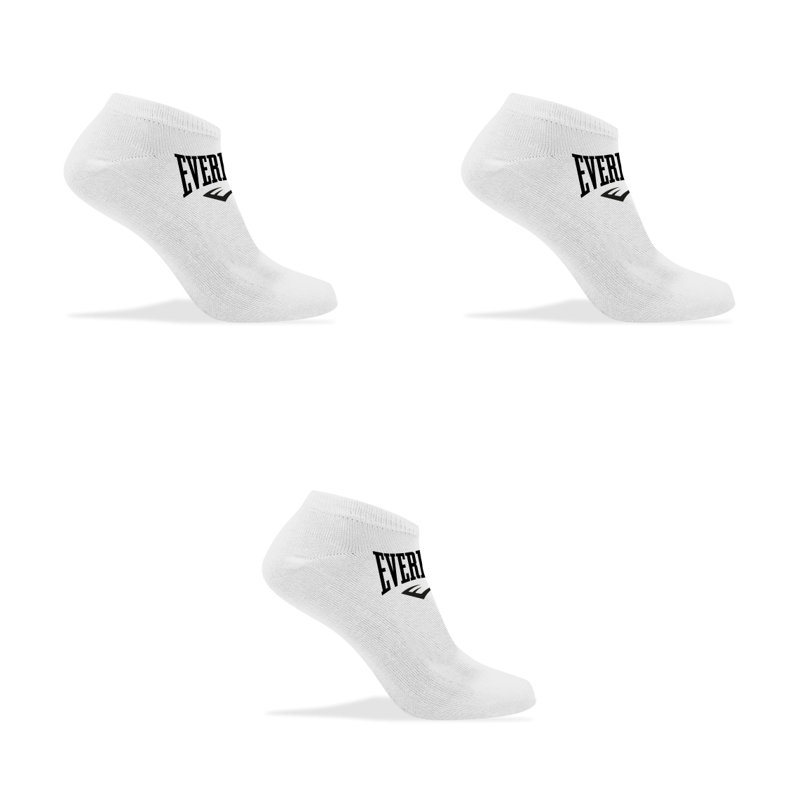 Pack 3 Pares Calcetines Deporte Cortos Everlast