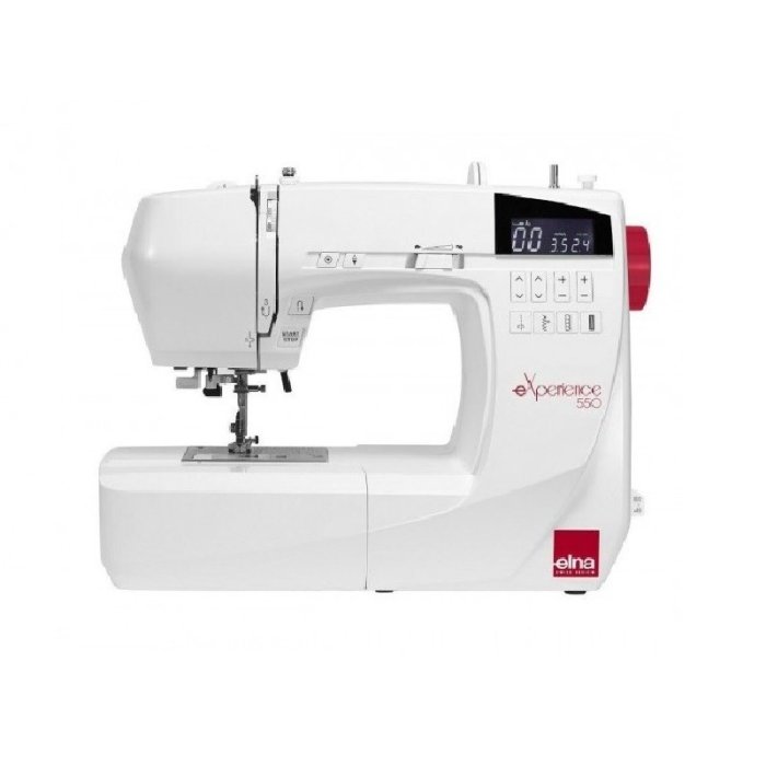 Máquina de Coser Electrónica ELNA 550 EX con 50 Puntadas y Enhebrador Automático