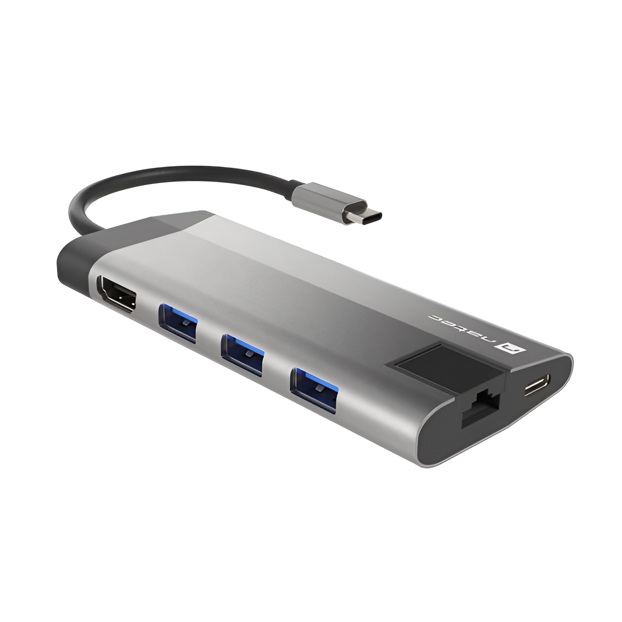 Natec multiport fowler plus usb-c, hdmi 4k, rj45