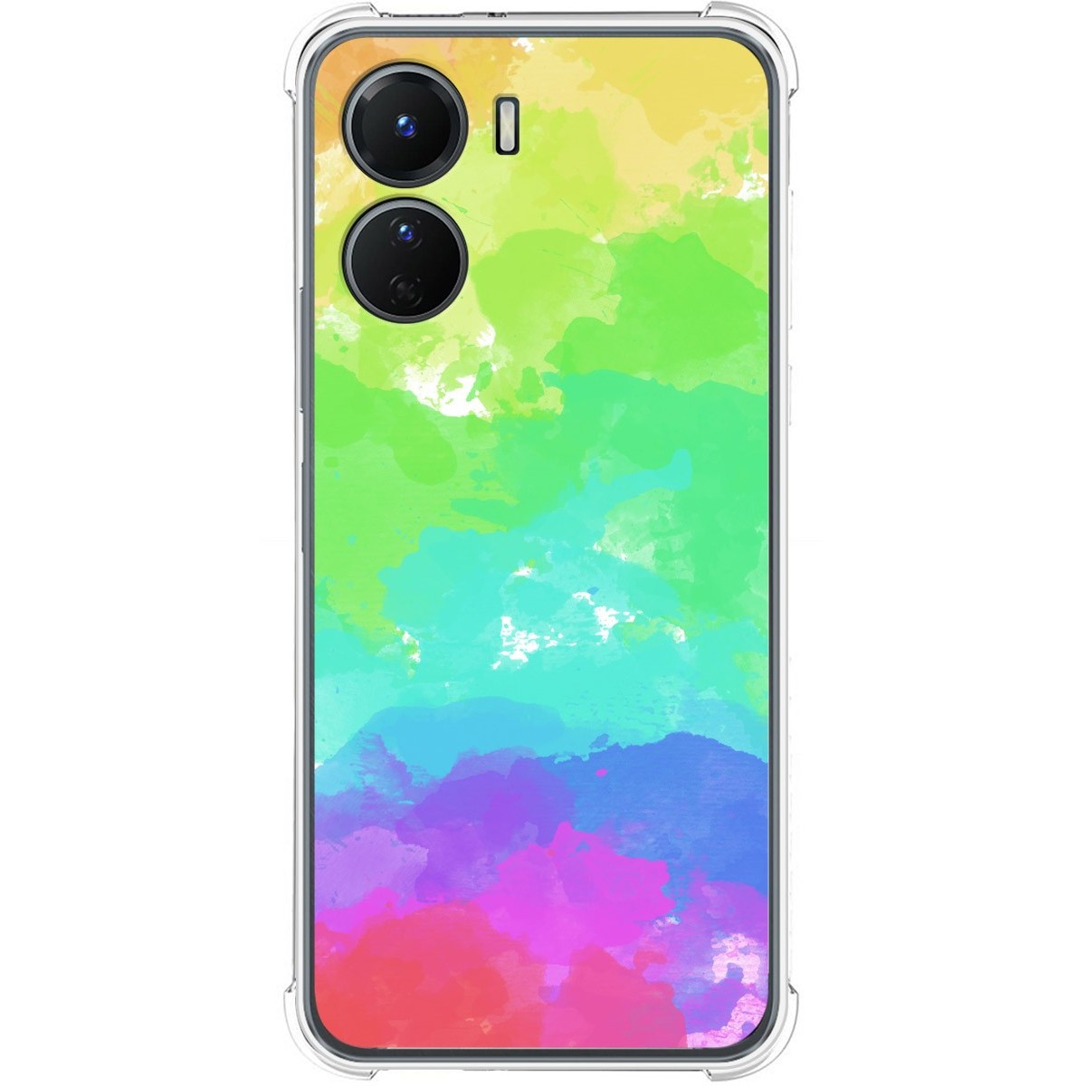 Funda Silicona Antigolpes para Vivo Y16 diseño Acuarela 03 Dibujos