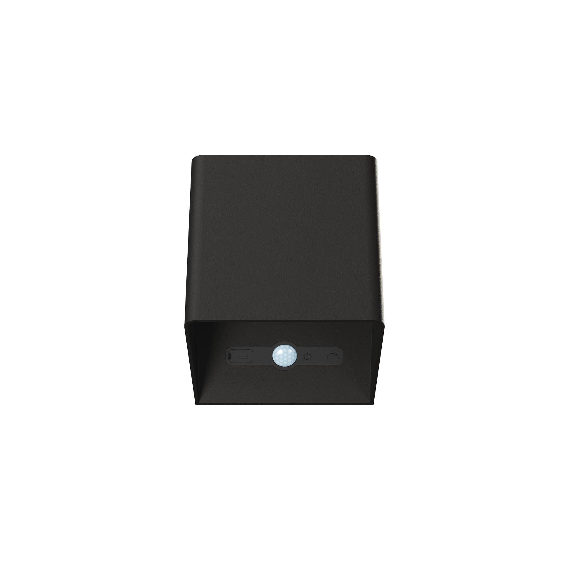 Aplique de pared LED Beneito Faure Lek Sensor con sensor de movimiento, 6 W, 3000 K, carga USB-C, IP54 - Lámpara de techo y pared negra - Beneito & Faure