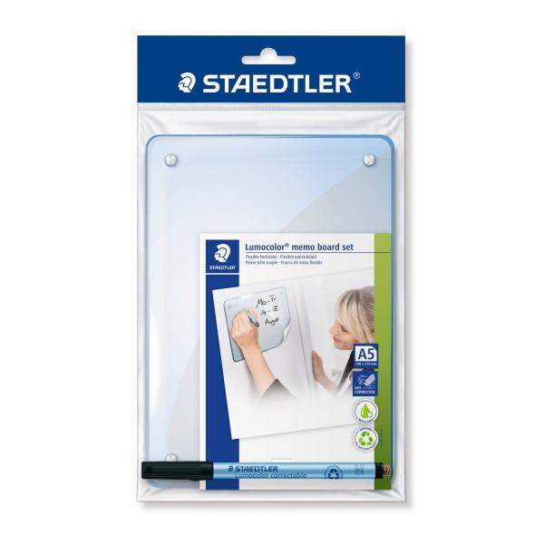 Staedtler lumocolor 641 lamina para notas flexible con rotulador - tamaÃ±o 210x148mm - autoadhesivo - limpieza en seco