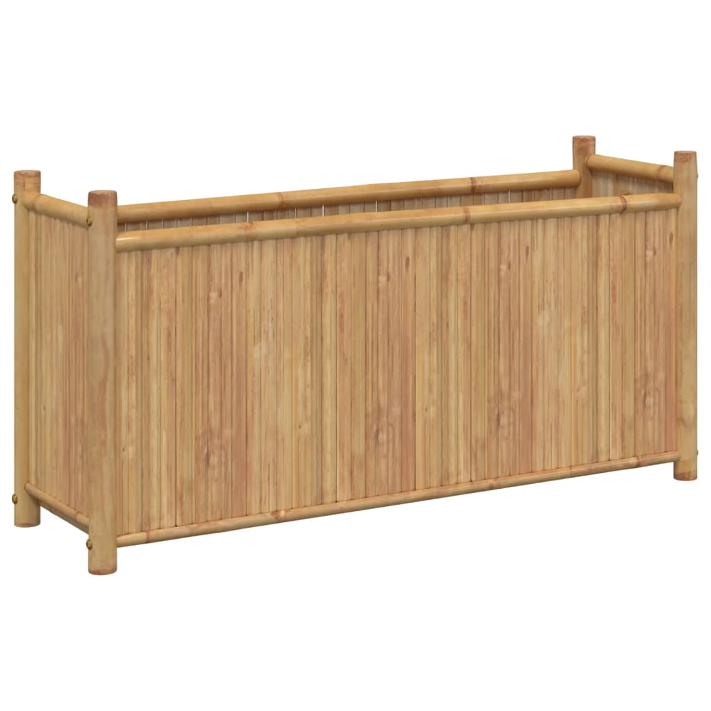 vidaXL Jardinera de bambú Dimensiones 50 x 30 x 25 cm,  100 x 40 x 150 cm,  50 x 30 x 50 cm y mas