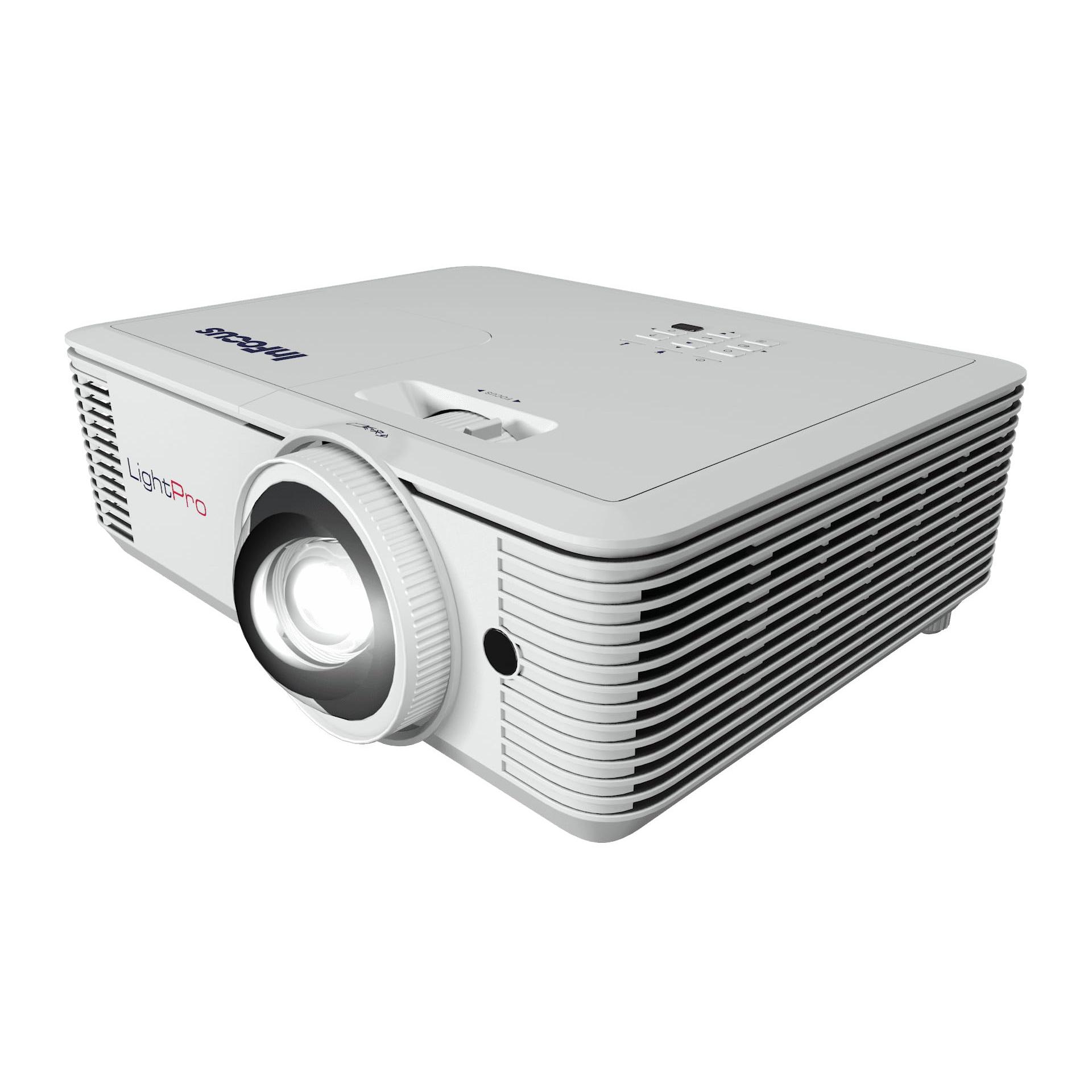 InFocus Vista II IN0048ST DLP Full HD Short-Throw Beamer mit zwei HDMI-Eingängen für Klassenzimmer & Büros