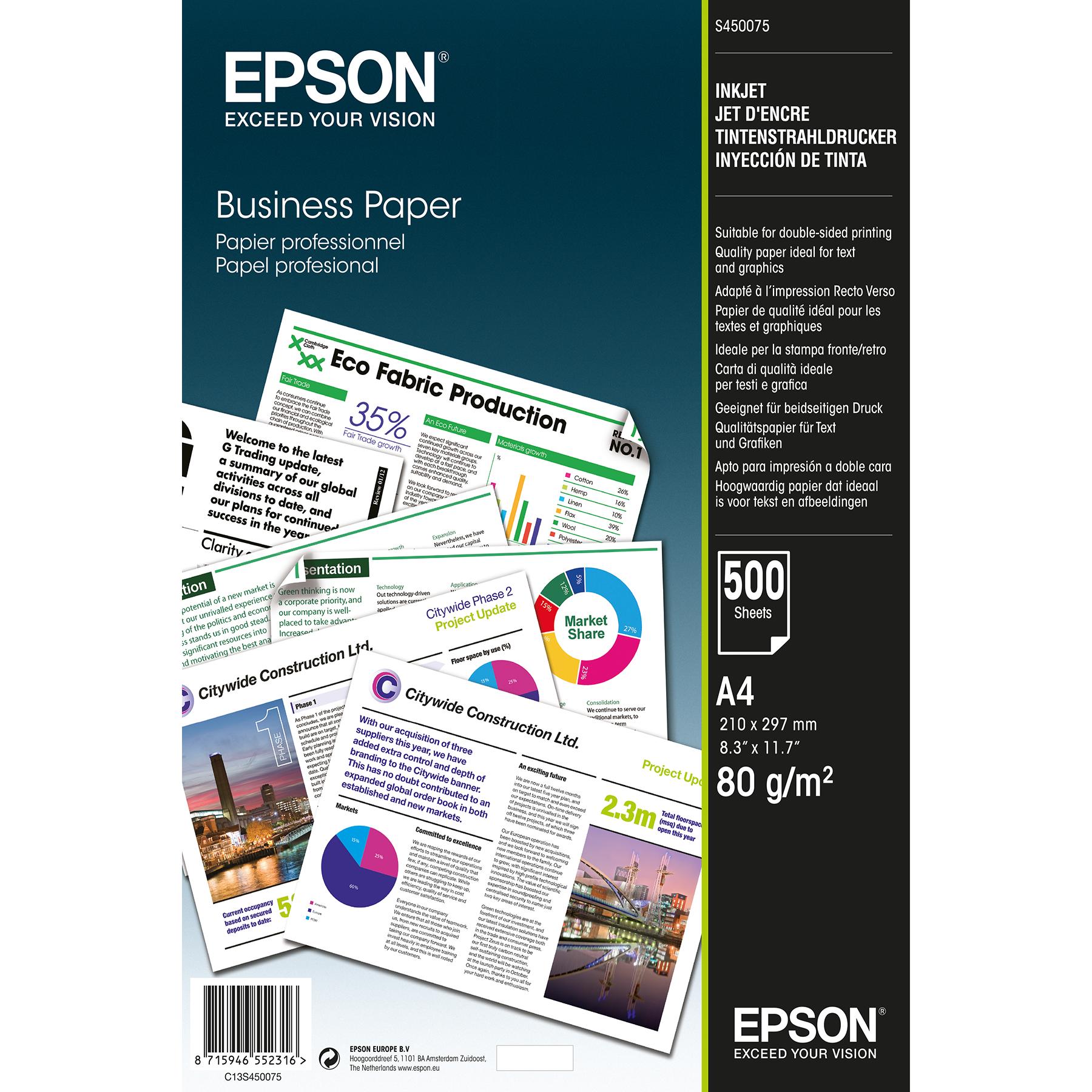 Epson Business Paper - A4 - 500 hojas