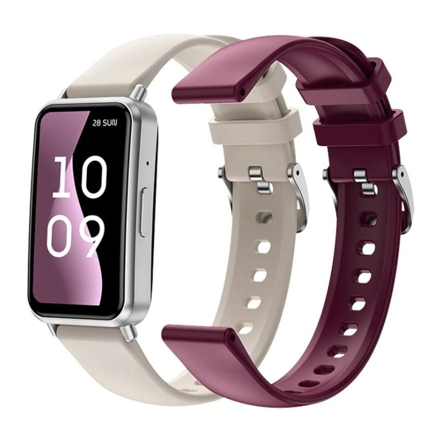 SPC Duo Fit · Smartwatch · Notificaciones · Frecuencia Cardíaca · Blanco