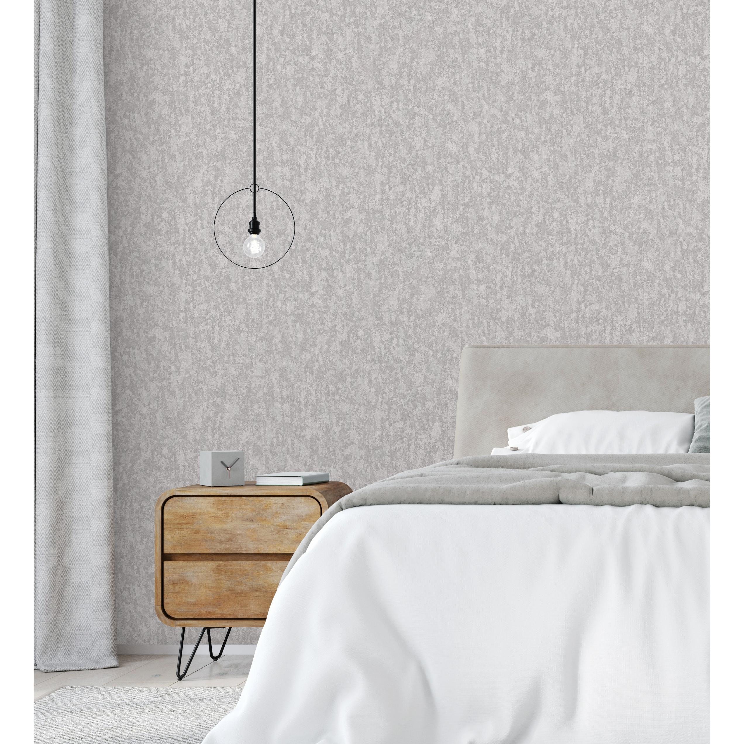 Papel pintado vinílico lavable con textura de piedra estilo industrial en relieve - Allure Texture 681637 de GAULAN - Rollo de 10 m x 1,06 m