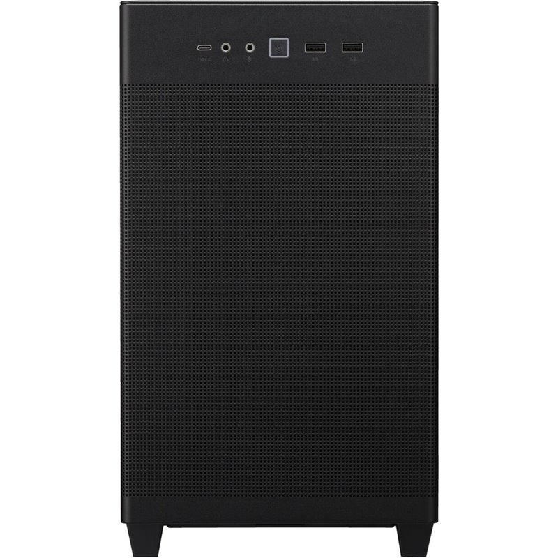 Caja ASUS Prime AP201 MicroATX, negra, Paneles de malla de cuasifiltro