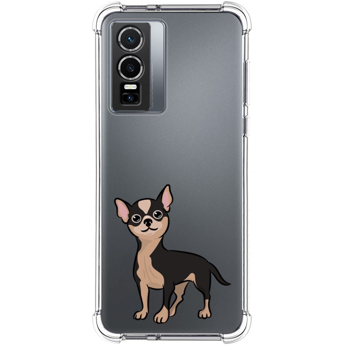 Funda Silicona Antigolpes para Vivo Y76 5G diseño Perros 05 Dibujos