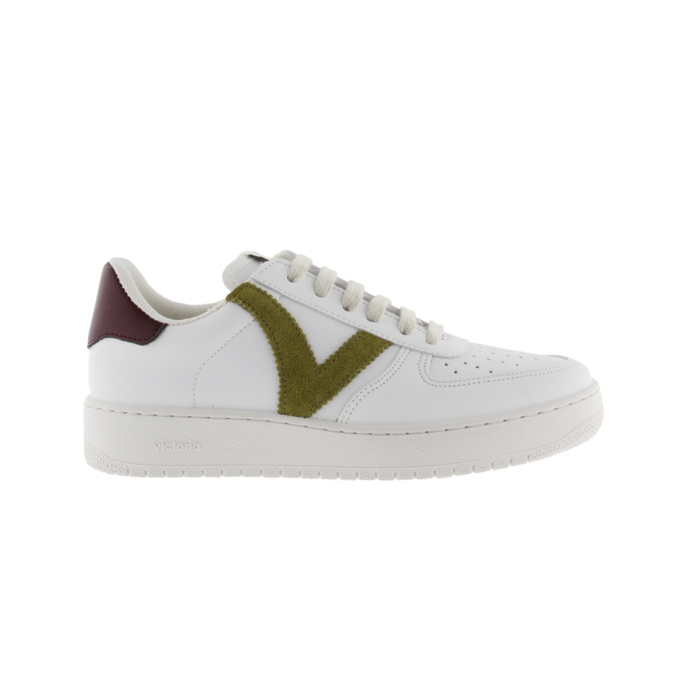 Victoria Madrid Zapatillas de efecto piel con piezas de color en contraste y puntera perforada 1258201