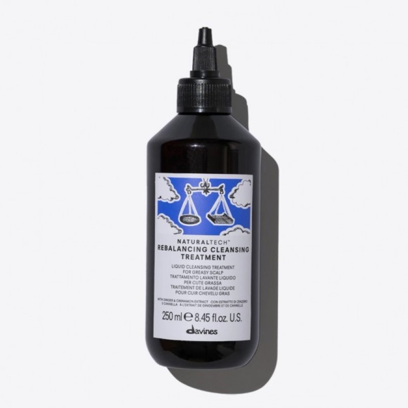 Davines Naturaltech Rebalancing Cleansing Treatment / Tratamiento Limpiador Reequilibrante para Cuero Cabelludo Graso.