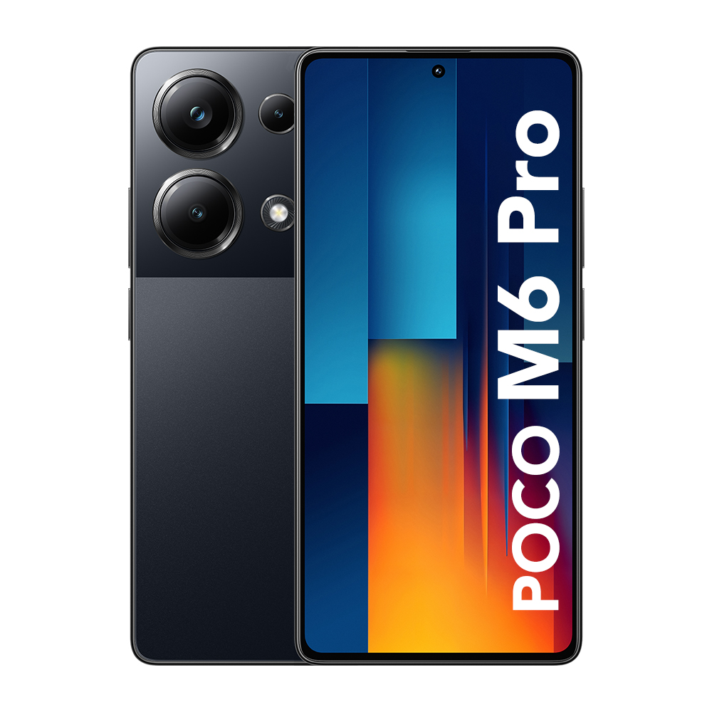 Poco - Xiaomi Poco M6 Pro 4G NFC Global Version Smartphone– Pantalla Flow AMOLED de 6.67” con resolución FHD+ y tasa de actualización adaptable hasta 120 Hz