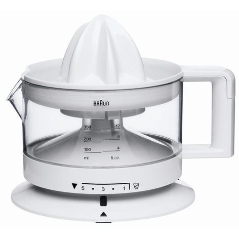Braun Exprimidor CJ3000WH 20W 350ml Blanco Potente Ajustable