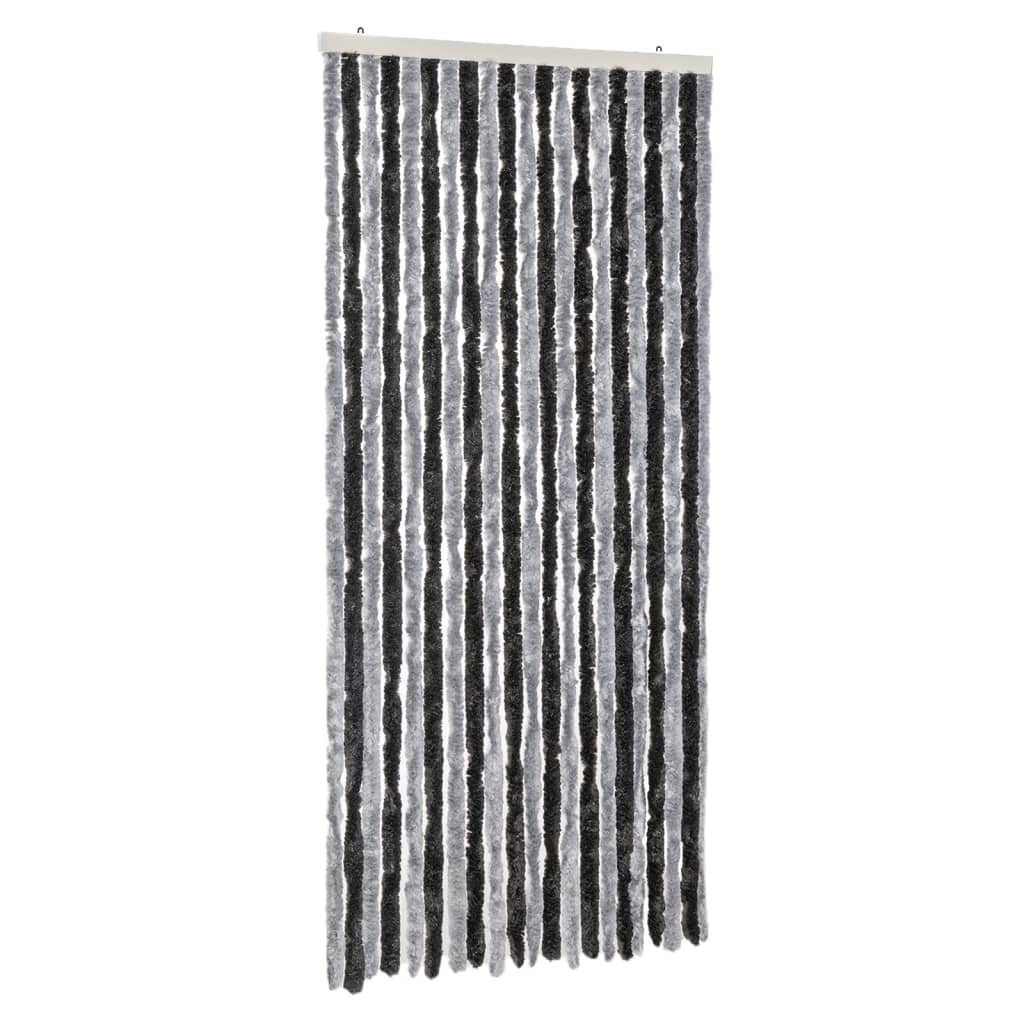 vidaXL Cortina Antimoscas Persiana Chenilla 90x200 cm Color Taupe,  Gris y negro,  dark brown and beige y mas