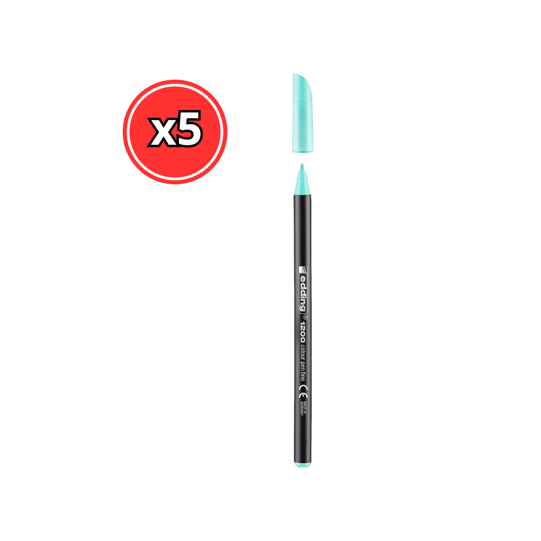 ROTULADOR EDDING 1200 - COLORES VARIADOS - PACK DE 5 UNIDADES