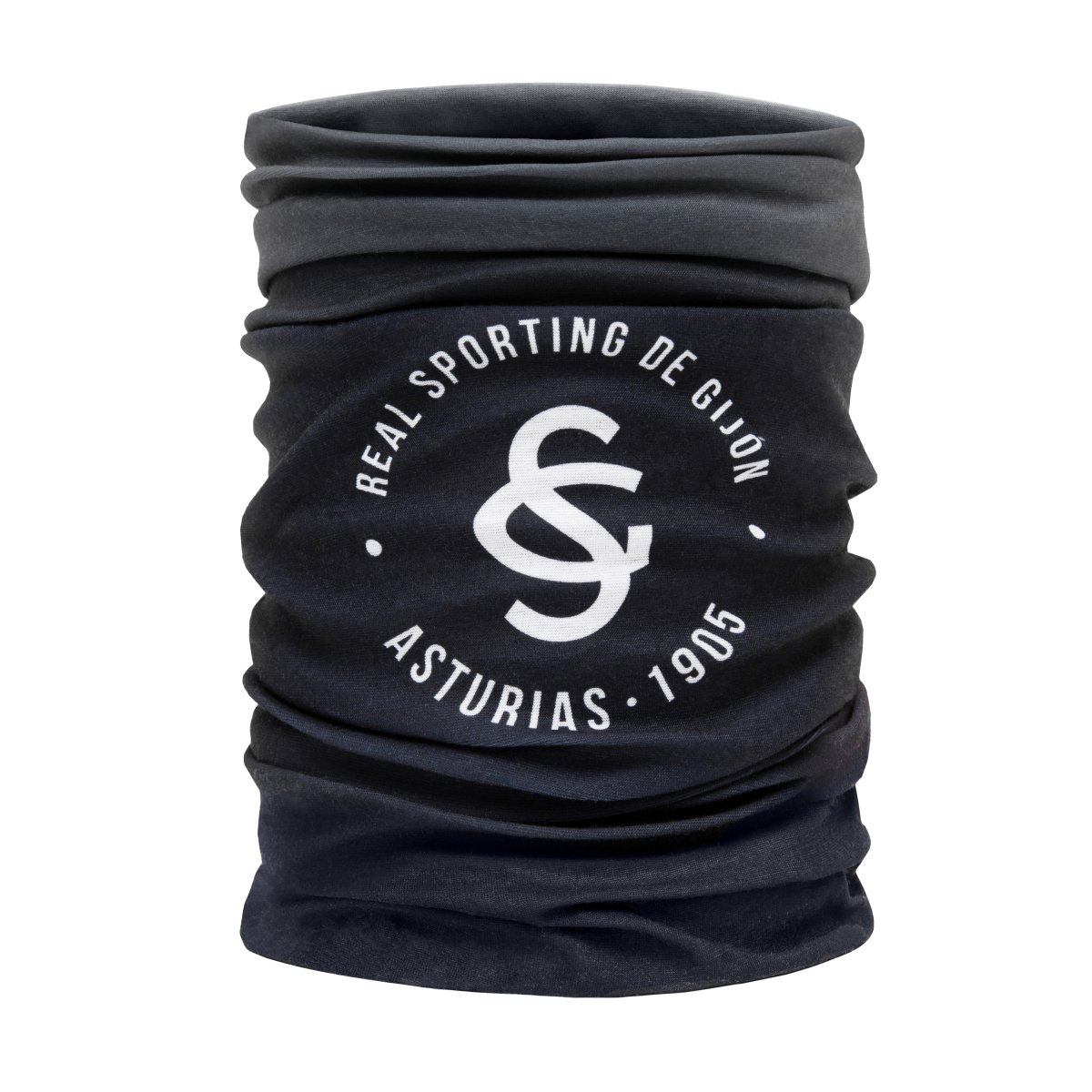 SIROKO - Braga Térmica para Cuello Collab Real Sporting de Gijón color Negro_